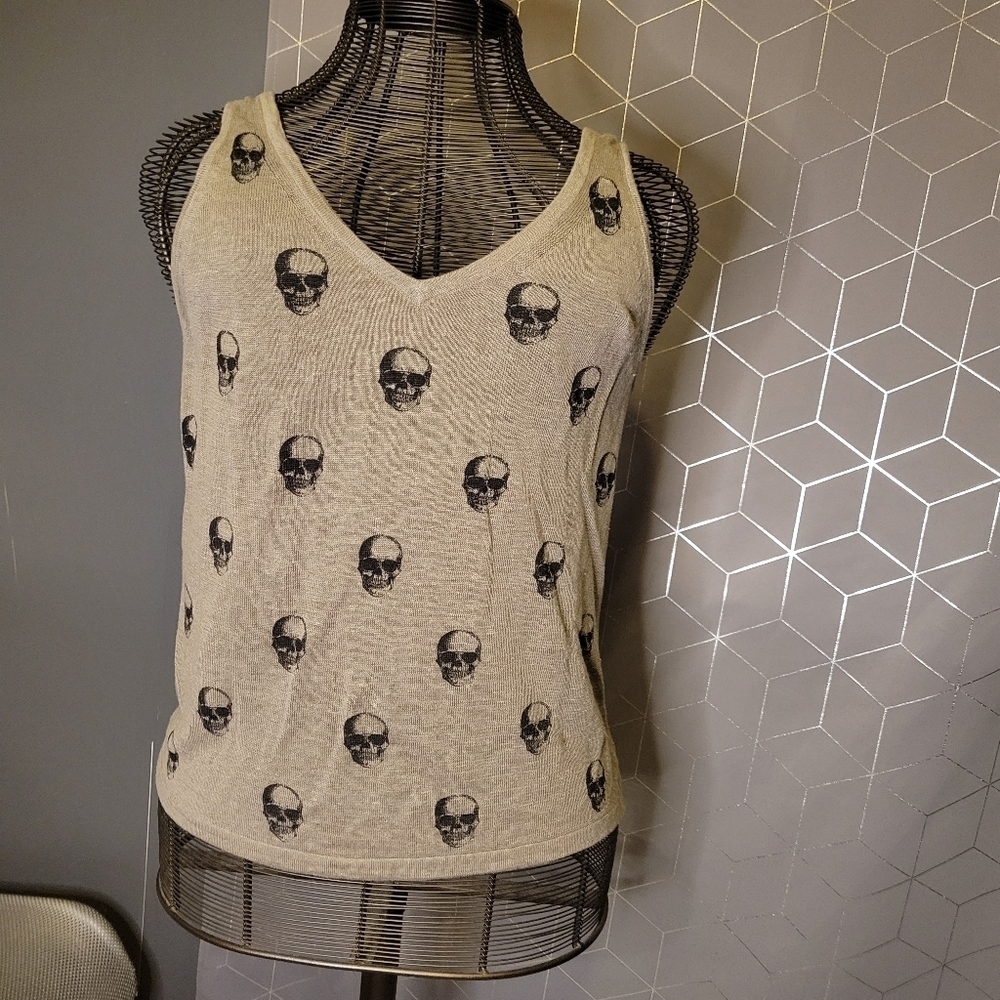 Skull Cashmere 💀 Tank Medium